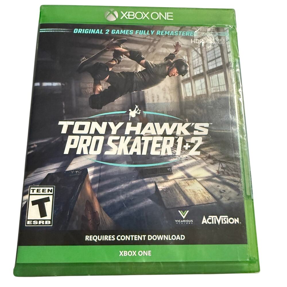 XBox One Tony Hawk's Pro Skater 1 & 2, New In Package